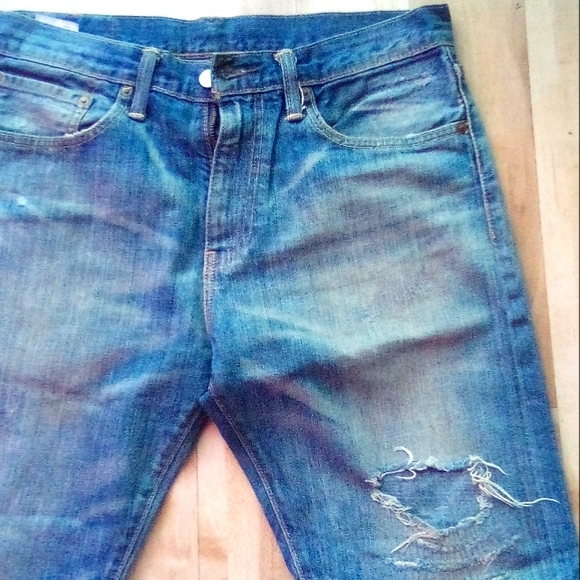 Men's Levi's denim little distressing - Picture 2 of 3